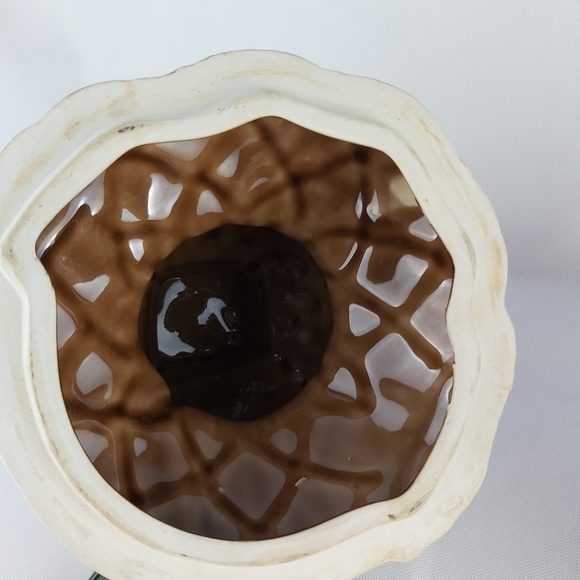 VINTAGE graduate student owl big cookies jar Made in Japan - Picture 5 of 9